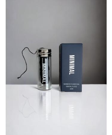 Minimal Charcoal Dental Floss - Eco-Friendly Whitening & Strengthening | Shop Internationally - Buy Online on GoSupps.com