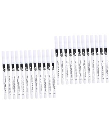 Beavorty 48 Pcs Eyeliner Pencil Eyeshadow Lying Silkworm Brightening Pencil Girl Eye Makeup Accessories Brush