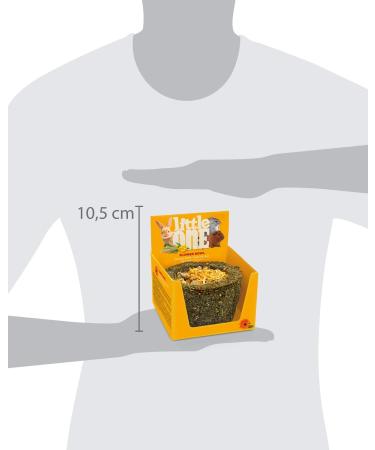 Little One Snack Flower Basket - 120g Meadow Grass & Marigold - International Shipping Available - Buy Online on GoSupps.com