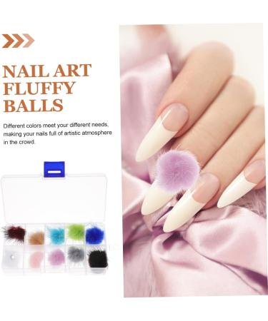 Healeved 5 Boxes Nail Set Magnetic Balls Nail Art Pompom Manicure Accessory Nail Stamper Magnets Magnetic for Nails Magnet for Nails Pompoms Fluffy Velvet 3d Accessories - Buy Online on GoSupps.com