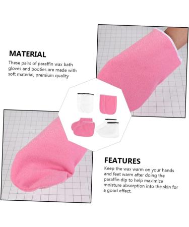 Beaupretty 2 Ensembles Mitaines De Bain La Paraffine Et Couvre-pieds Pour Soins Spa Des Mains - Buy Online on GoSupps.com