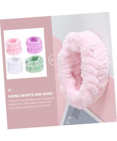 Healeved 20 Pairs Wristband Wrist Washband Shower Hair Band Supple Wrist Strap Towel Headband Small Toy Fridge Skincare Headbands Face Wash Wrist Band Miss Wipe Sweat Sweatband Plush - Buy Online on GoSupps.com