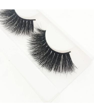 Buy 25mm Natural False Eyelashes - Thick Curly & Dramatic (Pack of 5) for Fashion & Stage Shows - Buy Online on GoSupps.com