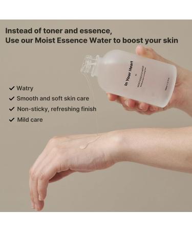 In Your Heart Evening Primrose Essence Water - Hydrating Face Toner for Dry Skin | Korean Moisturizing Skin Care for Men & Women - 150ml - Buy Online on GoSupps.com