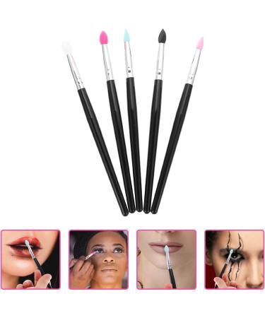 FOMIYES 10 Pcs Silicone Eyeshadow Brush Makeup Sponge Silicone Makeup Eyeshadow Applicator Cream Mix 14.7x0.9cmx2pcs As Shownx2pcs - Buy Online on GoSupps.com