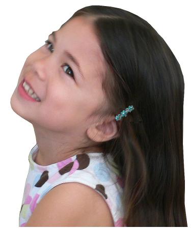 Set of 8 Sparkly Crystal Hair Barrettes - Small French Clips in 8 Colors - JCGY 8338 - Buy Online on GoSupps.com