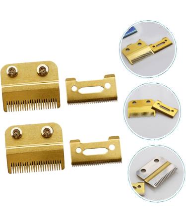 CRILSTYLEO 2 Sets Hair Cutting Head Replacement Blades for Hair Clippers Electric Hair Trimmer Hair Trimmer Head Replacement Blades for Electric golden 4.50X3.80X0.50CM Golden 4.50X3.80X0.50CM - Buy Online on GoSupps.com