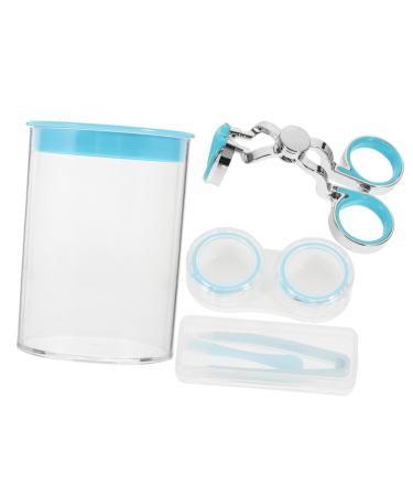 Beavorty 1 set of lens suction remover contact lens container Contact tweezers Tool contact lenses- lens suction rod Colored contact lenses.