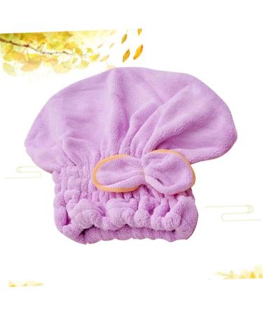 HAPINARY Shower Cap Hair Handkerchiefs for Women Drawstring Cosmetic Pouch Elastic Shower Womens Bandana Quick Dry Bath Towel Bathing Accessories Hair Towel Tool Take a Bath Hijab Miss Violet M - Buy Online on GoSupps.com