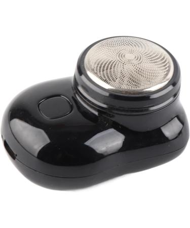 Mini Portable Electric Beard Trimmer Automatic Trimming Facial Use Hair Removal with Stainless Steel Mesh Suitable for Travel (Black) - Buy Online on GoSupps.com