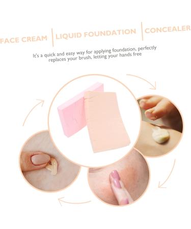 Hoement 2 Sets Triangle Puff Round Powder Puff Face Powder Puff Foundation Blending Beauty Sponge Round Makeup Sponge Beauty Puff Hydrophilic Polyurethane Wet and Dry Puff - Buy Online on GoSupps.com