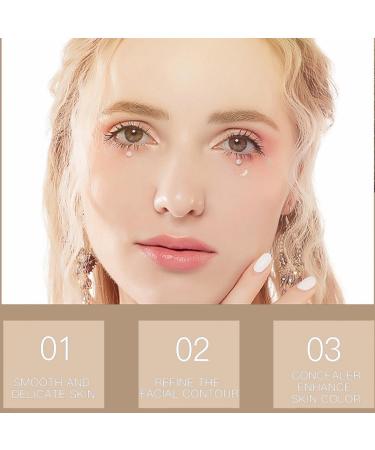 Translucent Loose Setting Powder - Matte & Lightweight Long-lasting Makeup for Oil Control - Waterproof Formula with Powder Puff - Full Coverage Pressed Powder (03) - Buy Online on GoSupps.com