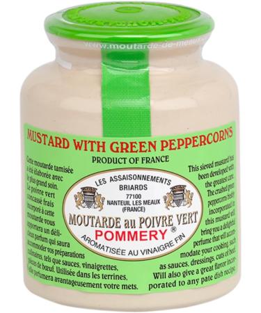 Pommery Mustard Trio with Wholegrain Honey and Green Peppercorn Mustard 250g x 3 - Buy Online on GoSupps.com