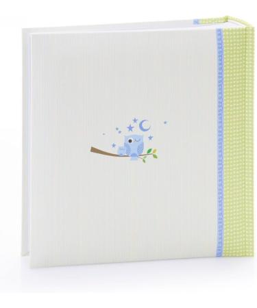Kusso Blue Sleepy Owl Children's Photo Album - Personalize with 200 6x4 Inch Photos for Babies, Toddlers, and Kids - Buy Online on GoSupps.com
