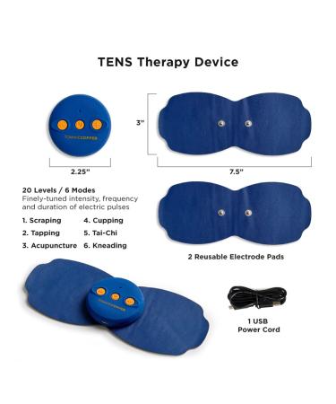 Tommie Copper TENS Therapy Device - Pain Relief & Muscle Recovery | International Shipping Available - Buy Online on GoSupps.com