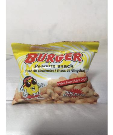 Frank Gyimah Industries Nkatie Burger Peanut Snack Pack of 12 35g