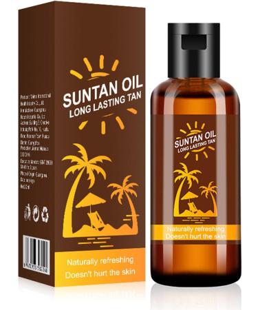 Self-tanning Tanning Oil - Self-Tanning Complexion - Intensely Moisturizes the Skin - Sunless Tanning - Suitable for Sunbathing - 35 L - Buy Online on GoSupps.com