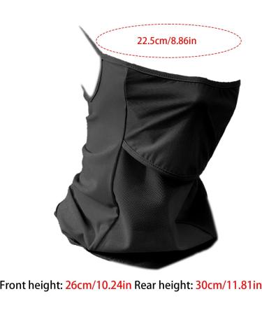 Couvre-cou pour soleil Foulard avec protection solaire bloc UV doux respirant pour activit s estivales et randonn es M Noir - Buy Online on GoSupps.com