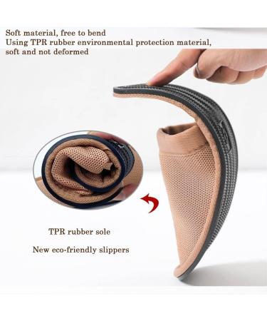 Disposable Spa Shoes for Men & Women - 5 Pairs Closed Toe Non-Slip - Ideal for Hotels Spas & Nail Studios - Light Brown 29cm/11.4inches - Buy Online on GoSupps.com