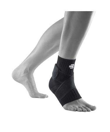 Bauerfeind ankle bandage "Ankle Support" Unisex 1 ankle bandage for sports such as football fitness or running no bending by ankle bandage on the right M (right) All-Black - Buy Online on GoSupps.com