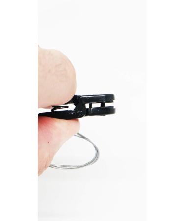 Steel Downrigger Fishing Quick Release Clip - B Shape Pin, Black (Pack of 2) - Buy Online on GoSupps.com