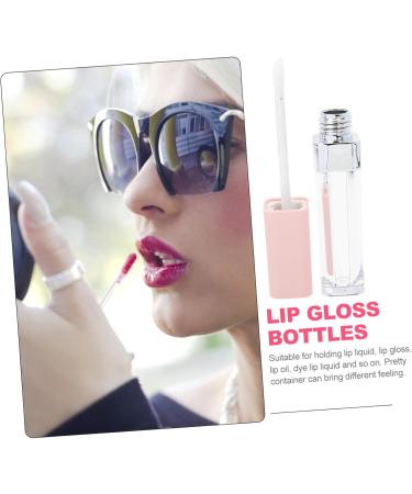 SOESFOUFU 6pcs Lip Gloss Empty Tube Lip Gloss Pigment Empty Eyeliner Mascara Bottle Bulk Lip Balm Pink Abs - Buy Online on GoSupps.com