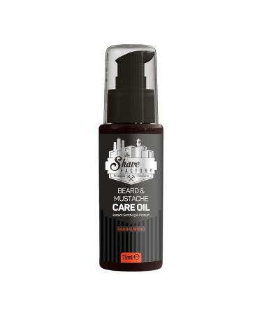 Buy The Shave Factory Sandalwood Beard & Mustache Care Oil - 75ml | Professional Grooming for Shaving Lovers | International Shipping - Buy Online on GoSupps.com