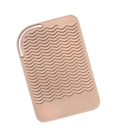 Sygile 11 x 7.5 Heat Resistant Silicone Travel Mat - Blush Pink Anti-heat Pad for Hot Styling Tools - 11x7.5 Inch - Buy Online on GoSupps.com