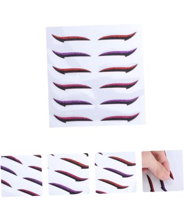 Angoily 36 Pairs Glitter Eyeliner Fiber Eyelid Lift Strip Glitter Tape Reusable Double Eyelid Tape Woman Makeup Accessory Makeup Eyelid Tape Sticker Natural Miss Eye Gel - Buy Online on GoSupps.com