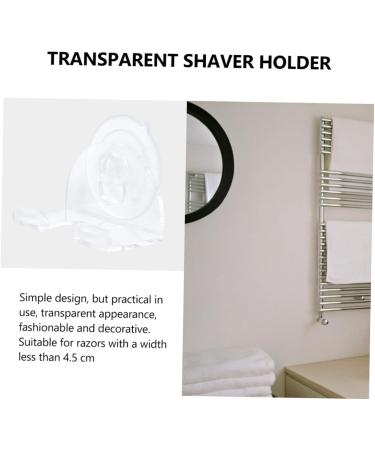 Cabilock Razor Holder with Suction Cups - Shower Razor Stand Hooks for Men | Bathing Organizer & Resin Manual Organizer - Buy Online on GoSupps.com