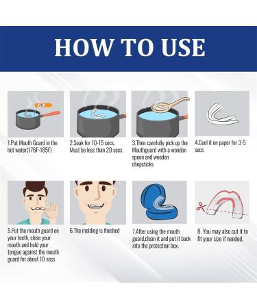 Mouth Guards for Clenching Teeth at Night Upgraded Night Guards for Teeth Grinding Sleeping Mouth Guards Night Mouth Guards for Teeth Grinding Snoring Exercise and Whitening Trays - Buy Online on GoSupps.com