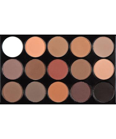 Pure Vie Professional Highlight Eyeshadow Palette - 15 Colors Matte Shimmer Eye Shadows Pallet for Contouring, Highly Pigmented Nudes, Natural Warm Tones - Holiday Gift Set - Buy Online on GoSupps.com
