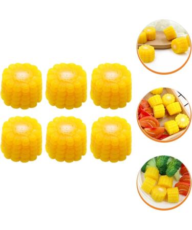 Alipis 18 Pcs Simulated Vegetables Mini Slice Mini Corns Slice Baby Formula Dispenser Corn Stalks Fake Corns Props Mini Decor Display Props Kitchen Decor Fake Lettuce Model Broccoli Pvc Yellowx3pcs 3.8x3.8cmx3pcs - Buy Online on GoSupps.com