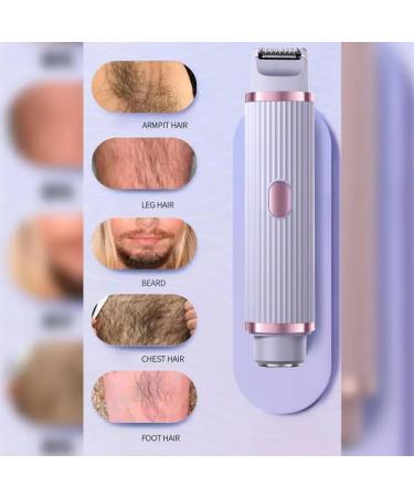 FiTspi 2 in 1 Double Head Shaver for Women Electric Bikini Trimmer Wet and Dry Electric Facial Epilator Body Hair Trimmer for Face Lips Chin Pubic Hair Armpits - Buy Online on GoSupps.com