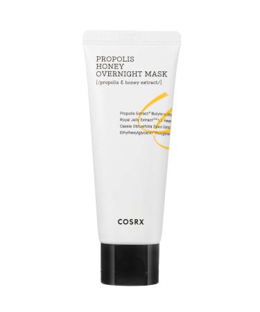 COSRX Full Fit Propolis Honey Overnight Mask | 2.03 fl.oz / 60ml | Propolis Extract 87% | Korean Skin Care, Cruelty Free, Paraben Free Ver 2.0