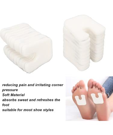 10 Pairs U Shaped Felt Callus Pads - Soft & Comfortable Pain Relief Cushions for Women & Men - Buy Online on GoSupps.com