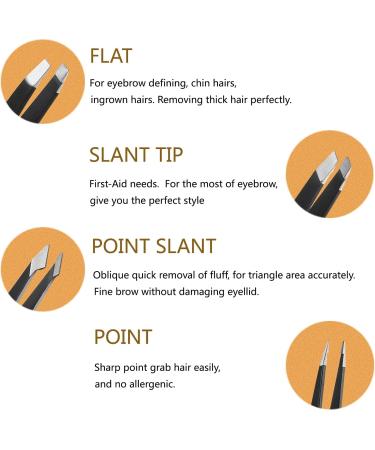 Premium LUDOUPIER 4+1 Tweezers Set with Travel Case - Precision Anti-Rust Alloy for Eyebrows & Ingrown Hair Removal - Buy Online on GoSupps.com