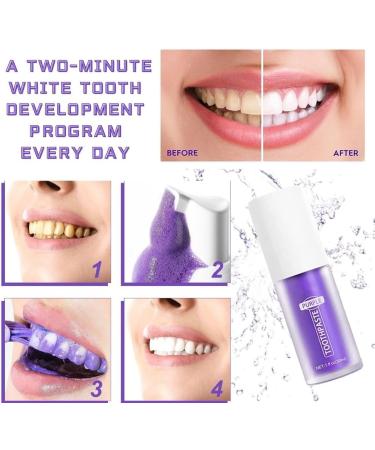 Purple Toothpaste for Teeth Whitening - Color Correcting & Stain Removal - Buy Online on GoSupps.com