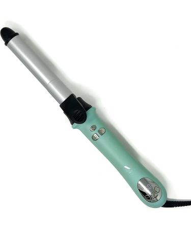 Amira Beauty Automatic Curling Iron - 1" Tourmaline Ceramic Curler Wand with Digital Display Adjustable Temps 250-450 Dual Voltage & Auto Shut Off - Teal Color - Buy Online on GoSupps.com