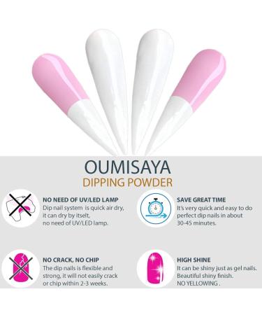 Glow in the Dark White Nail Dip Powder 1OZ GL061 - Fluorescent French Nail Art - Buy Online on GoSupps.com