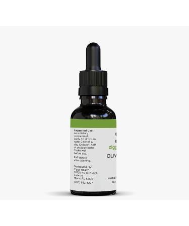 Organic Olive Leaf Extract Liquid Tincture - Alcohol Free Supplement for Cardiovascular and Overall Health - Vegan - 1 oz - Buy Online on GoSupps.com