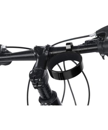 Bike Handlebar Cup Holder - Aluminum Alloy Water Bottle/Tea/Coffee Mount Clamp - Cycling Accessory in Black - Buy Online on GoSupps.com