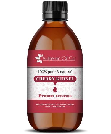 Cherry kernel oil 100% pure and natural cold pressed vegan -friendly and free of animal tests skin care cosmetics 100ml 100 ml (1 Pack)