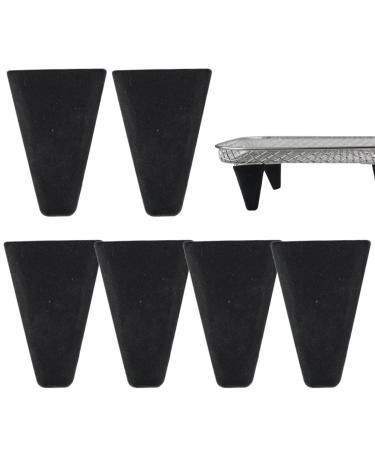 6 pieces of silicone feet for air fryers increase the height non -slip silicone feet accessories for air fryers spare parts for air fryers' basket (3.3 x 4.6 cm)