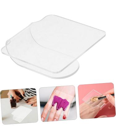  Didiseaon Didiseaon Nail Palette Color Palette for Makeup Mixing Foundation Plate Foundation Tray Manicure Acrylic Mixing Palette Cosmetic Mixing Applicator - Buy Online on GoSupps.com