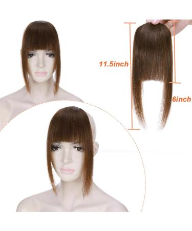 Bangs Clip in Bangs Real Human Hair Bangs for Women Clip on French Bangs Real Hair Nice Natural Flat Neat Bangs with Temples 1Pcs for Women Curved Bangs for Daily Wear (Color : #60) - Buy Online on GoSupps.com