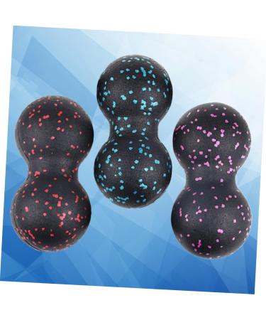 Buy Gleavi Massage Roller Set - 3 Physiotherapy Peanut Balls for Deep Tissue Massage & Yoga Fitness | International Shipping Available - Buy Online on GoSupps.com