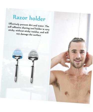 BUIFULSIC 6S Razor Holder with Suction Cup Wall Bracket | Bathroom Hook for Hot Razor & Cloakroom Stand | Durable Razor Organizer - Buy Online on GoSupps.com
