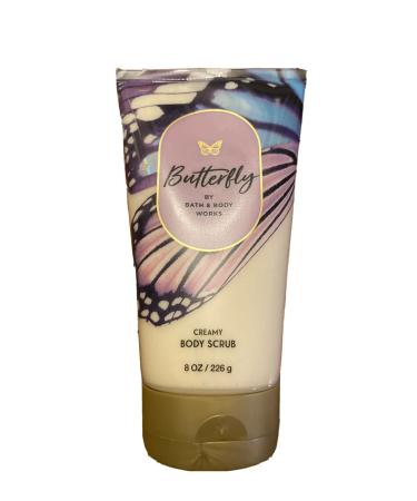 Bath and Body Works Creamy Body Scrub 6.6 Ounce (Butterfly)
