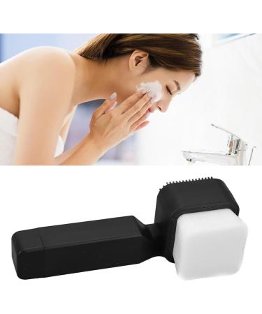 Double Sided Face Brush Portable Dead Skin Removal Exfoliator Facial Cleaning Brush Black - Buy Online on GoSupps.com
